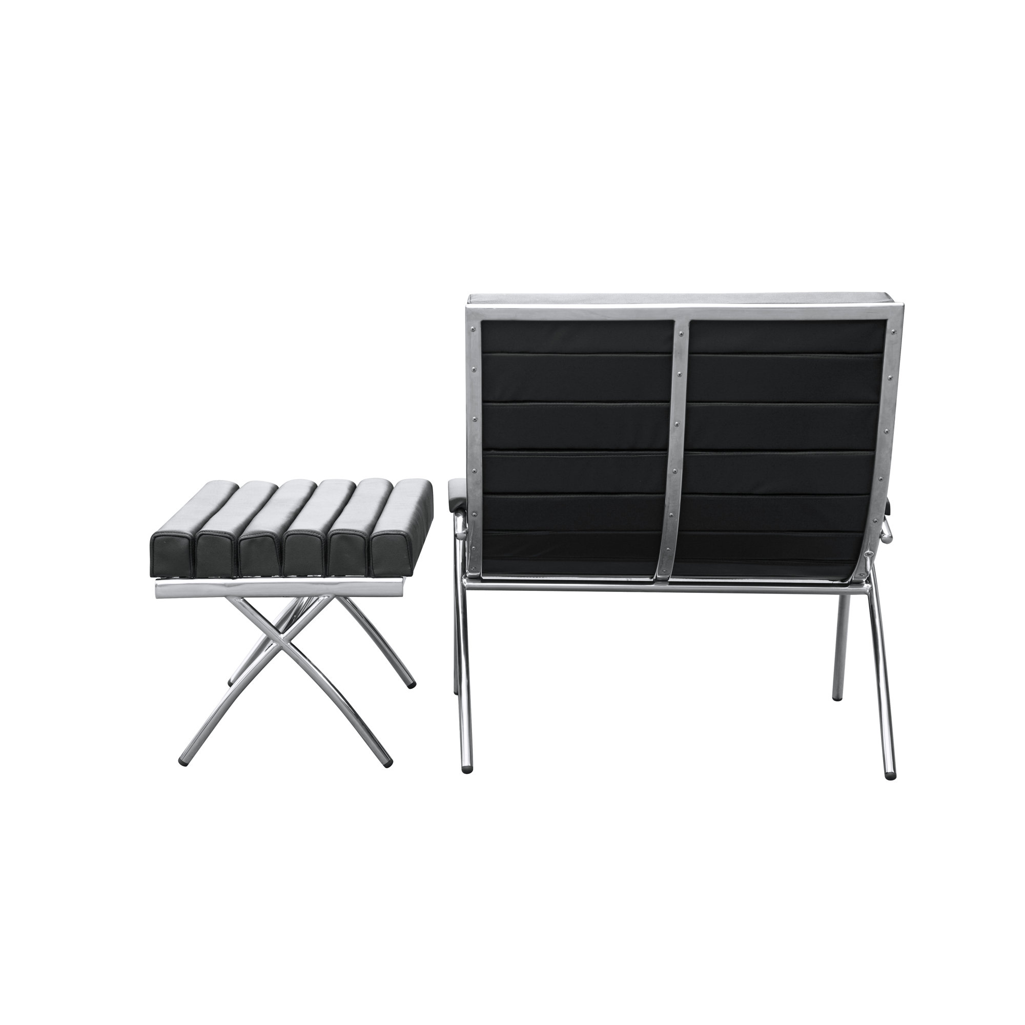 Fine Mod Imports Classic Lounge Chair and Ottoman Set & Reviews Wayfair